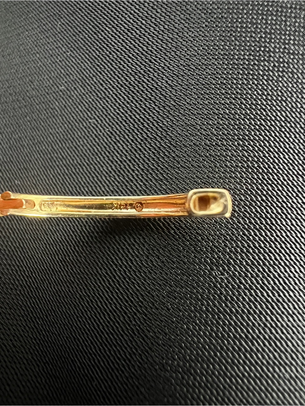Mejuri Beaded Small Hoops | Solid 14K Gold | Authentic - Picture 5 of 9
